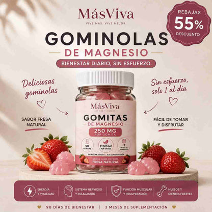 Gomitas de Citrato de Magnesio 250 mg