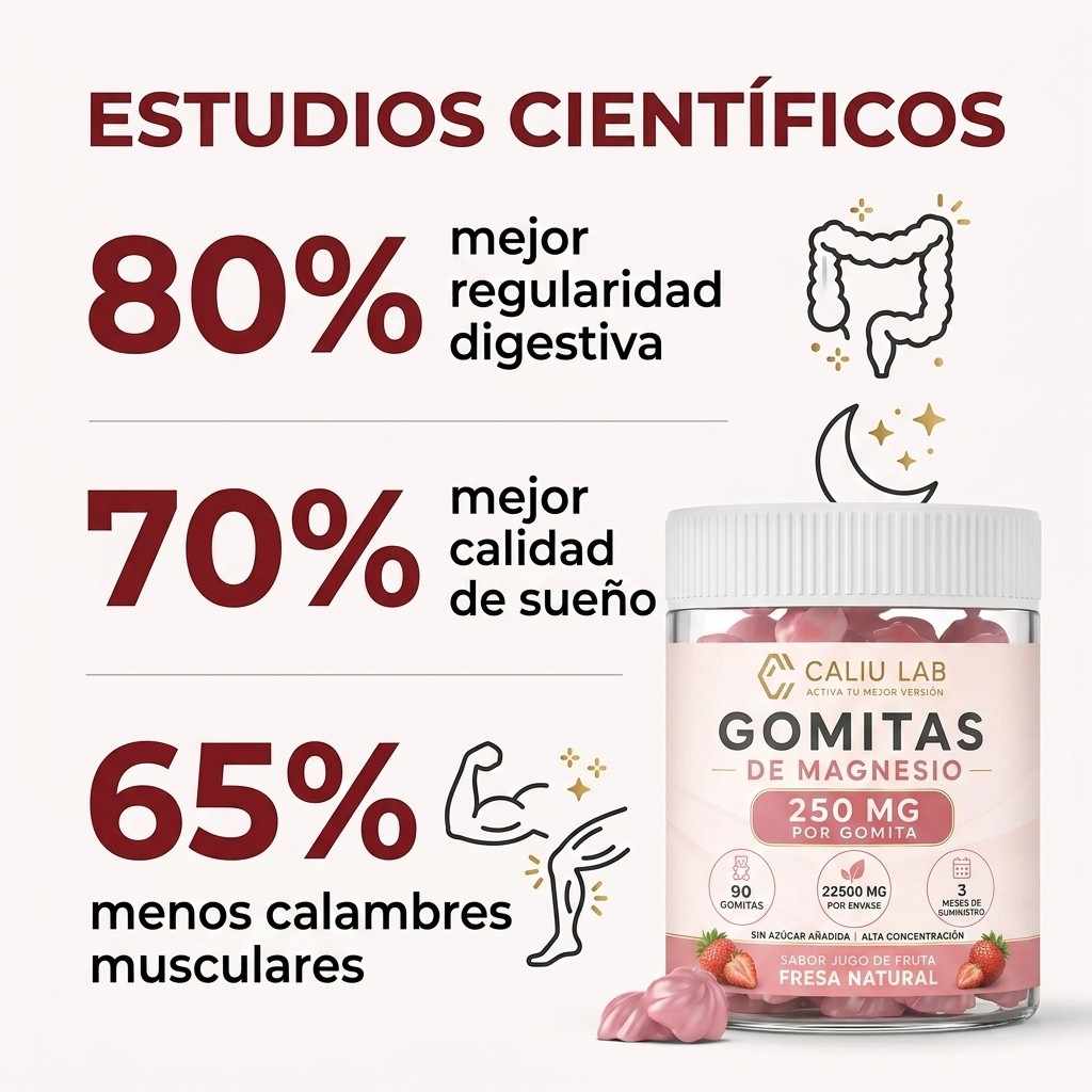 Gomitas de Citrato de Magnesio 250 mg
